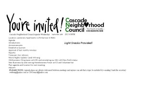 September CNC Invite