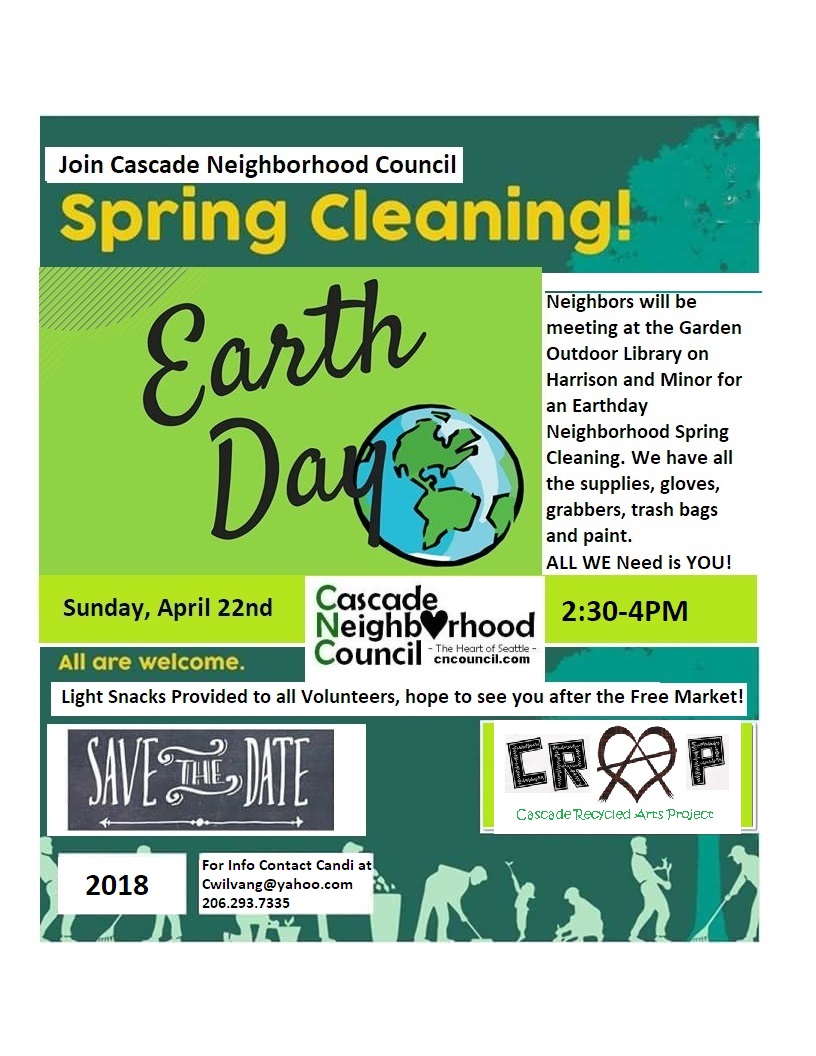 CNC Earthday Spring Clean 2018
