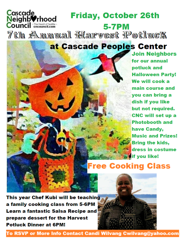 Harvest Potluck 2018