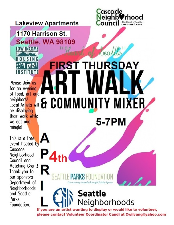 Lakeview Artwalk April 4th 2019